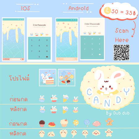 Candy with Little Rabbit Ver.Beige